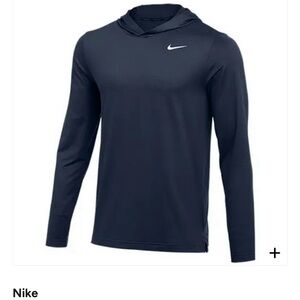 Nike Men's Hyper Dry Long Sleeve Training Hoodie. NWT. XL. Navy.